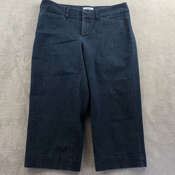 2 Dockers Womens Capri Jeans Size 4P Lot Of Two Mid Rise Curvy Blue Denim Crop - Picture 9 of 12